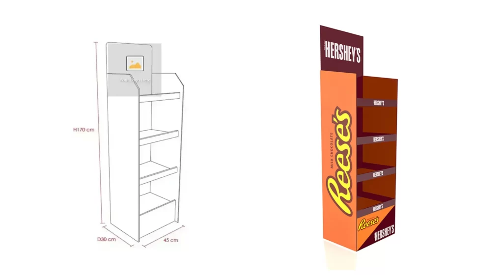 custom cardboard display
