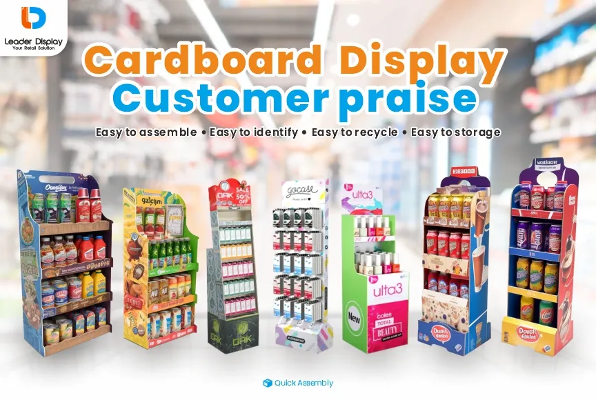 cardboard display custom praise