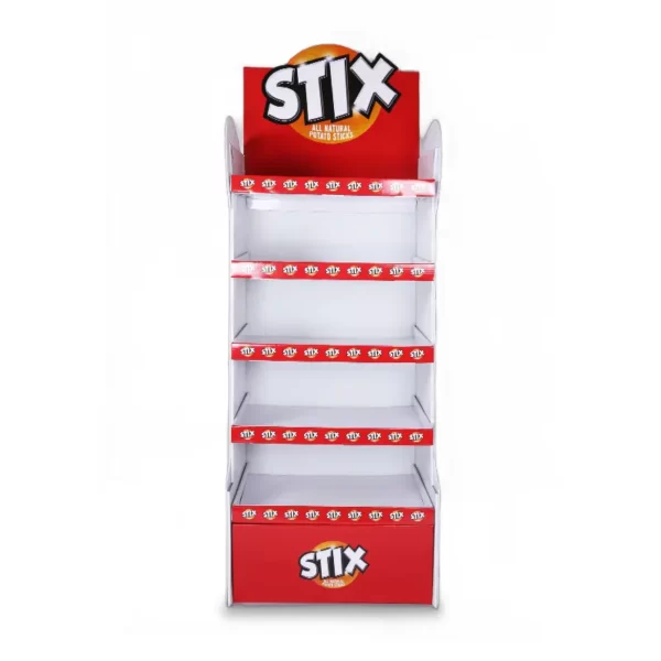 Snack Chips Cardboard Display Stand