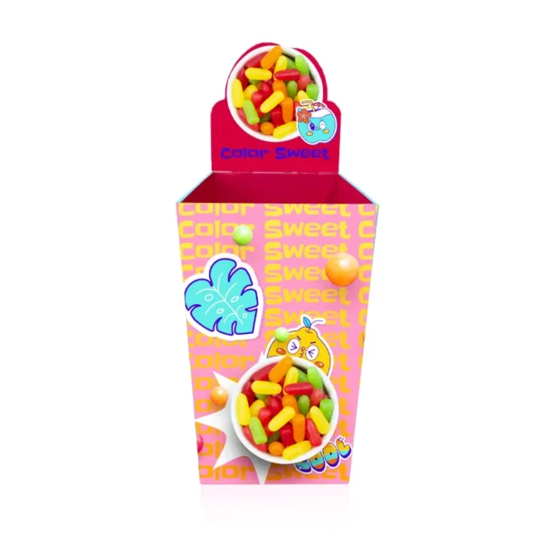 Supermarket Retail Floor Candy Storage Bins Display Stand - Image 2