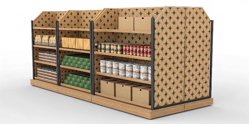 Retailer making decisions on what products to display.