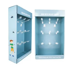 Custom Wall Display Supermarket Display Stand for Hanging Mobile Phone Accessories with Plastic Hooks
