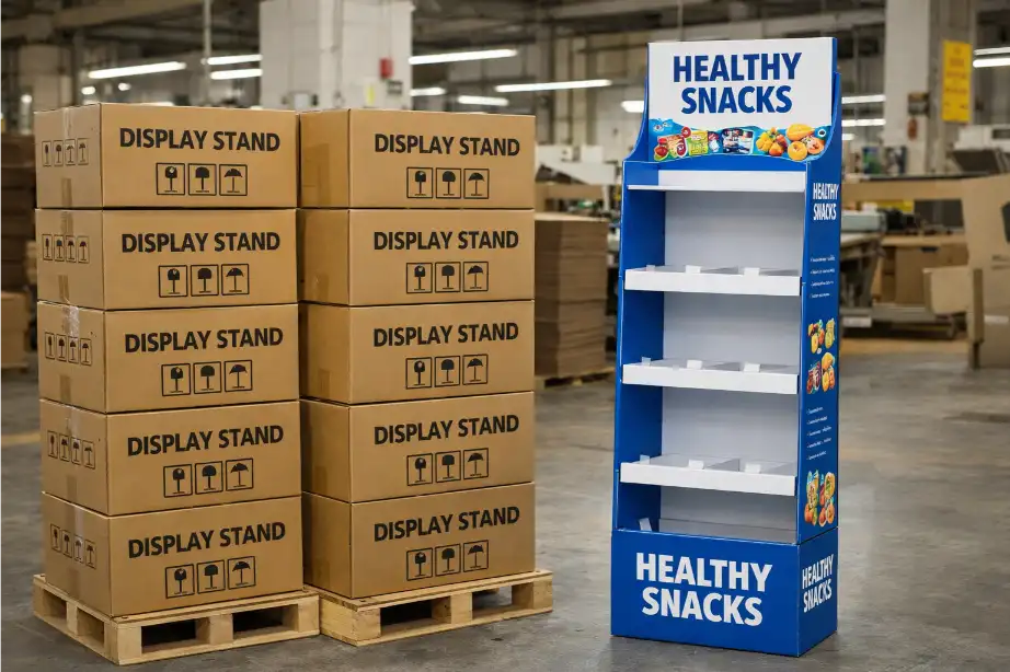 cardboard display manufacturer in China export readiness