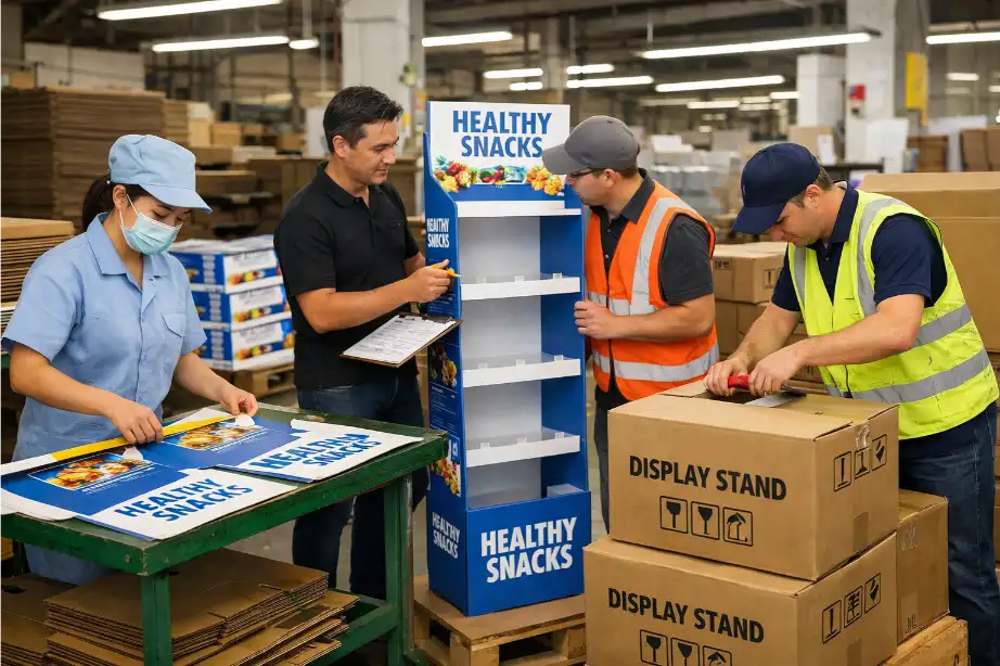 cardboard display supplier quality control