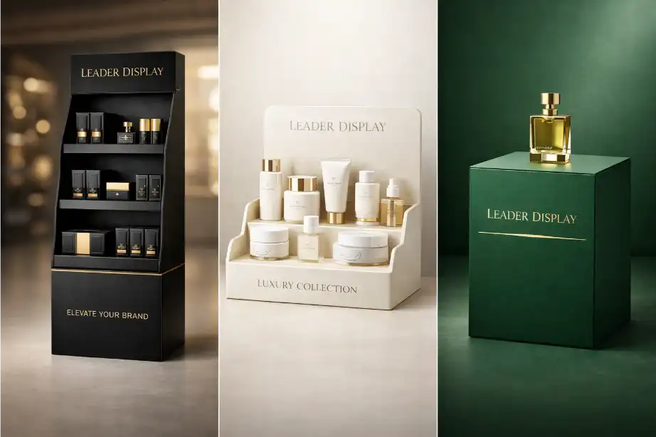 premium cardboard display for luxury retail products