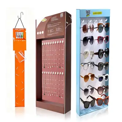 Retail power wing sidekick display mounted beside a supermarket shelf